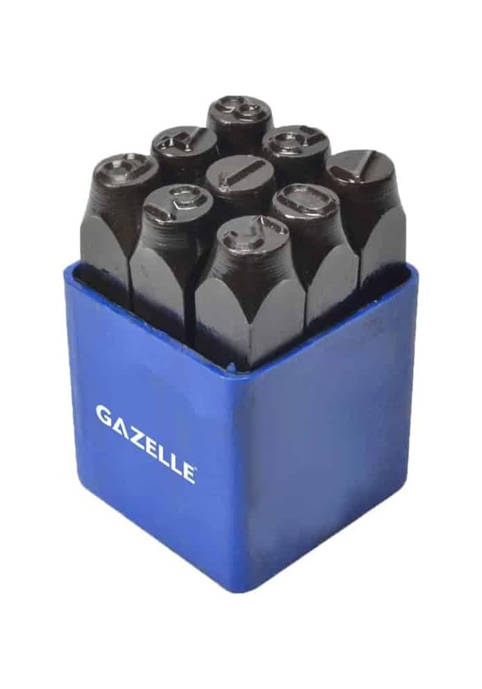 Gazelle Carbon Steel Number Punch Set