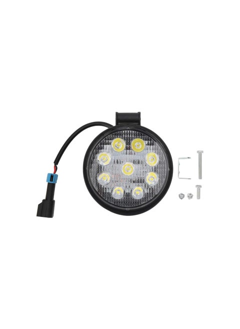 LED Light Pods, Universal 27W Round Car 9LED Working Lamp for Illumination IP67 Waterproof