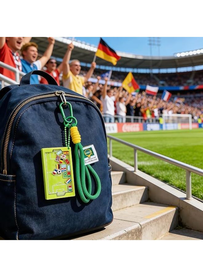 ديكورات مستوحاة من كأس العالم 2026 - اللون: زينة سلسلة مفاتيح طبية مستوحاة من كأس العالم - Image 2