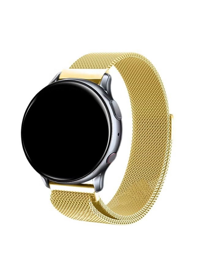 Milanese Mesh Replacement Band For Samsung Galaxy Active/Active2 Gold