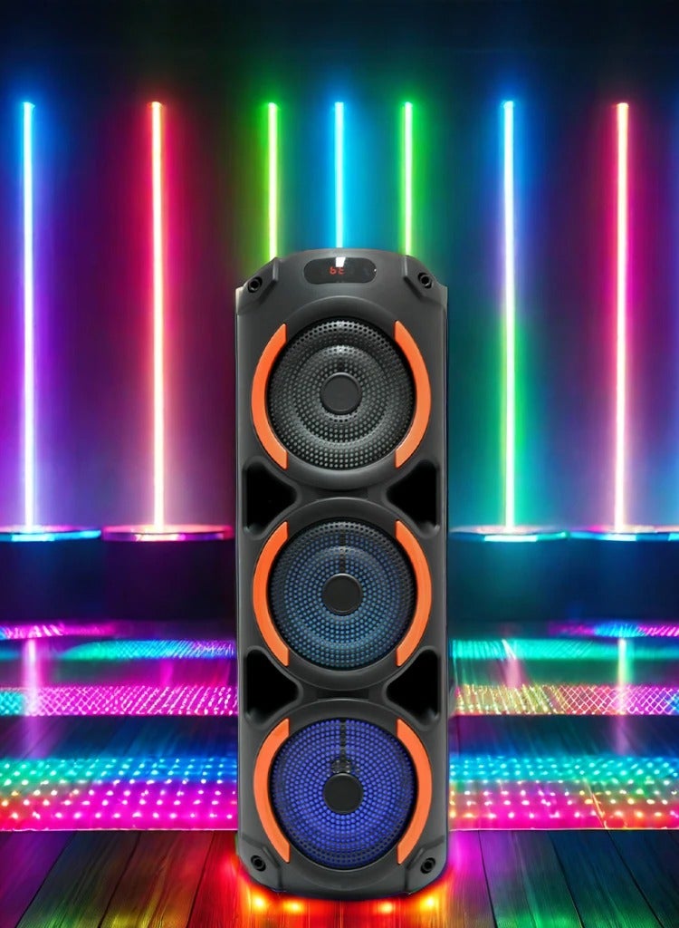 singe Wireless Bluetooth Speaker, Stereo Sound, FM Radio, TF Memory, USB Input, Mic Input rechargeable - Image 2