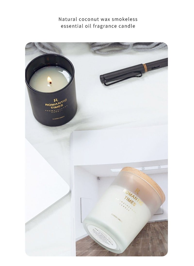 ROMANTIC TIMES - Essential Oil Scented Candle Household Soy Wax Scented Mosquito Repellent Gift Scented Candle - Image 1