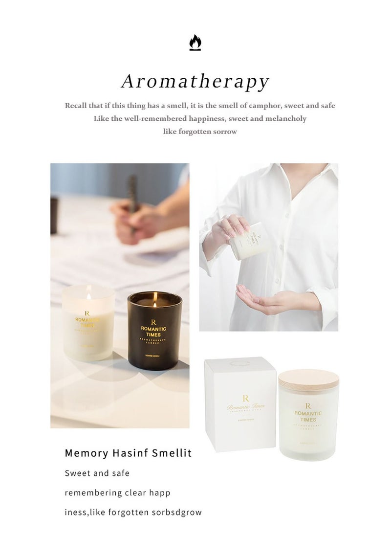 ROMANTIC TIMES - Essential Oil Scented Candle Household Soy Wax Scented Mosquito Repellent Gift Scented Candle - Image 1