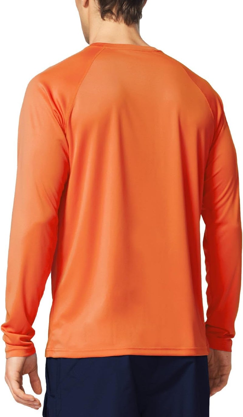 Baleaf Men's Sun Protection Shirts UV SPF UPF 50+ Long Sleeve Rash Guard Fishing Running Quick Dry Lightweight - Image 2