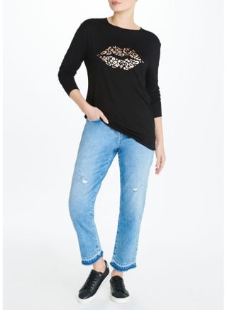 Black Lips Long Sleeve T-Shirt - pzsku/ZF29B2D070F5F96E24855Z/45/_/1701248306/2f852ac4-0b30-4abc-8e5f-f761cd8a0cd3