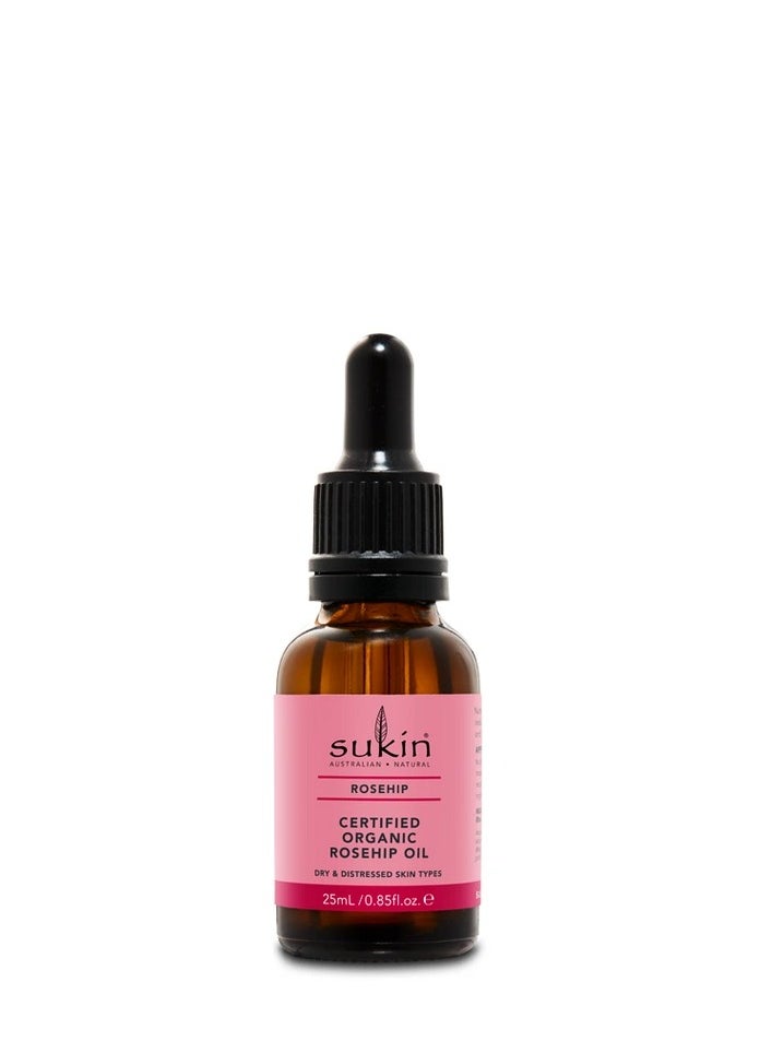 Sukin - Sukin Certified Organic Rose Hip Oil 25Ml - Image 1