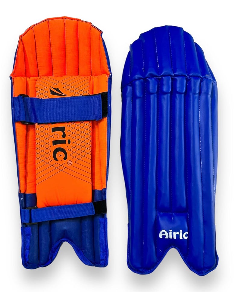 AIRIC Durable & Stylish Wicket Keeping Leg Guard & Gloves Cricket Kit (Boys (8 to 12yrs)) - Image 2