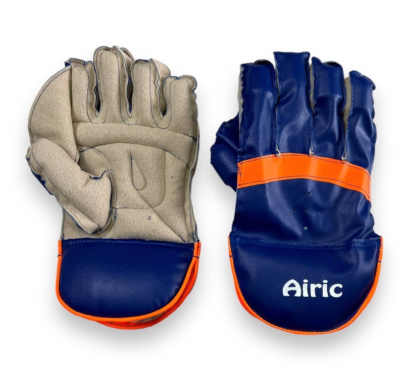 AIRIC Durable & Stylish Wicket Keeping Leg Guard & Gloves Cricket Kit (Boys (8 to 12yrs)) - Image 3