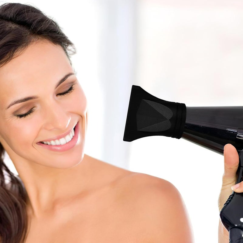 1set Hair Dryer Nozzle Set Diffuser and Styling Comb Attachments for Versatile Hair Management Travel-friendly Design for Use - Image 4