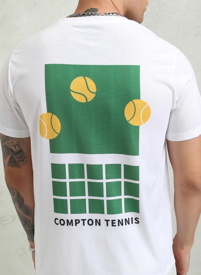 HIGHLANDER Graphic Print Round Neck Relaxed Fit T-Shirt - Image 5