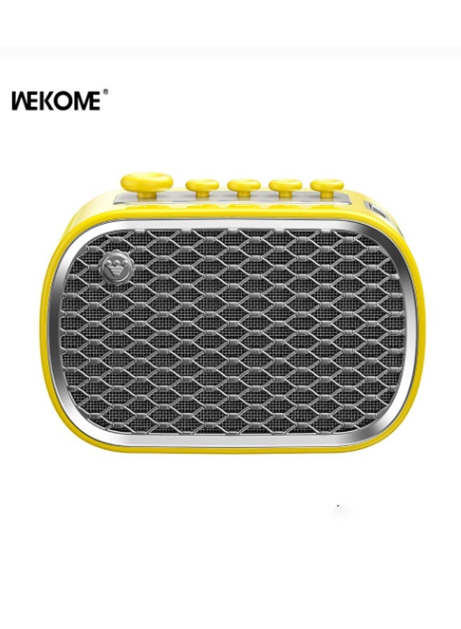 WEKOME WD-05 Creative Sleep Bluetooth Speaker Compact and portable, for listening to music, answering calls, and radio reception. Ideal for birthday gatherings, dining out, meditation breaks, and similar occasions. (Yellow) - Image 1