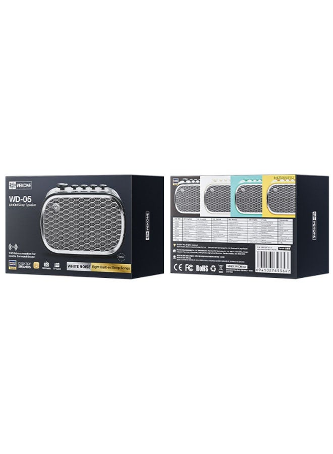 WEKOME WD-05 Creative Sleep Bluetooth Speaker Compact and portable, for listening to music, answering calls, and radio reception. Ideal for birthday gatherings, dining out, meditation breaks, and similar occasions. (Yellow) - Image 2
