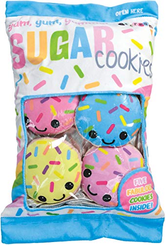 iscream Play with Your Food! Cookie Time Fleece Play Pillow Set with Embroidered Accents - Image 1