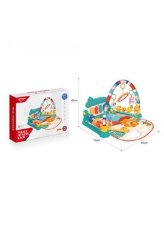 HUANGER Multi Function Decorated, Beautiful Designs Piano Fitness Play Mat With Music And Light 75x60x45cm（Smart Baby Gym with Music） 