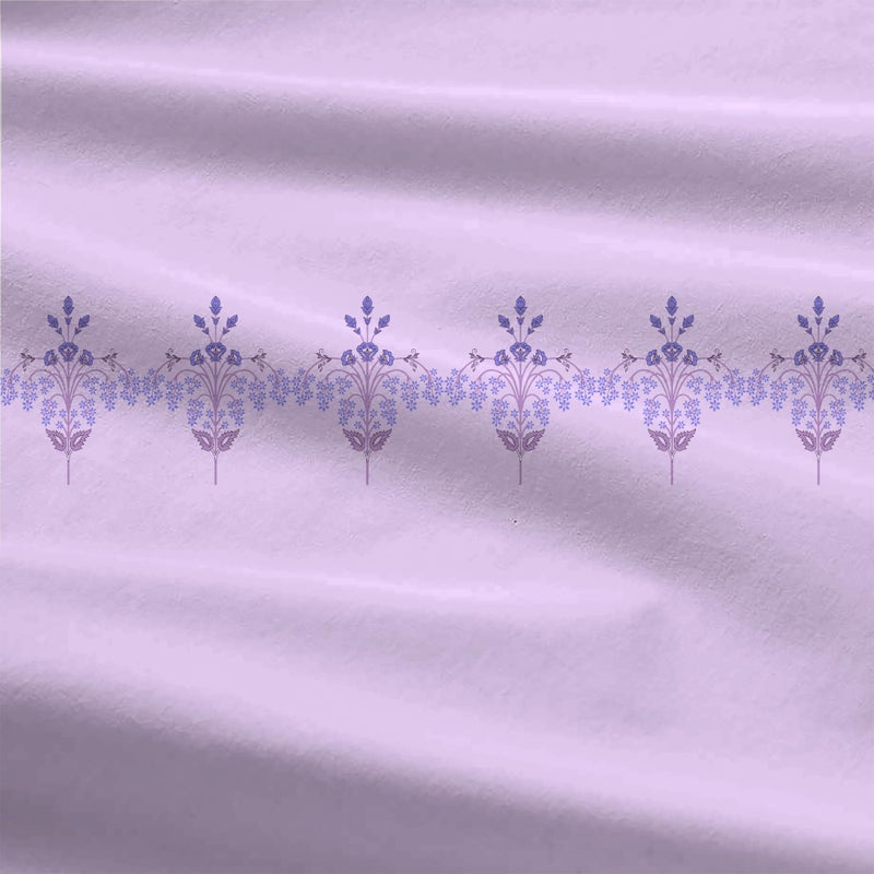 Trident Soft Comfort Pillow Covers Set of 2, 100% Cotton Pillow Covers, 210 TC, Soft and Breathable, Standard Size (46 cm x 69 cm) - Lilac Affair - Image 5