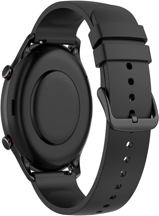 حزام/سوار ClickAE مقاس 22 مم لـ Amazfit GTR 47 مم/GTR 2/GTR 2e/ GTR3 / GTR4 / Amazfit Pace/Amazfit Stratos/Stratos 2/Stratos 3 / Amazfit 2/2s/Amazfit Nexo (أسود 04)