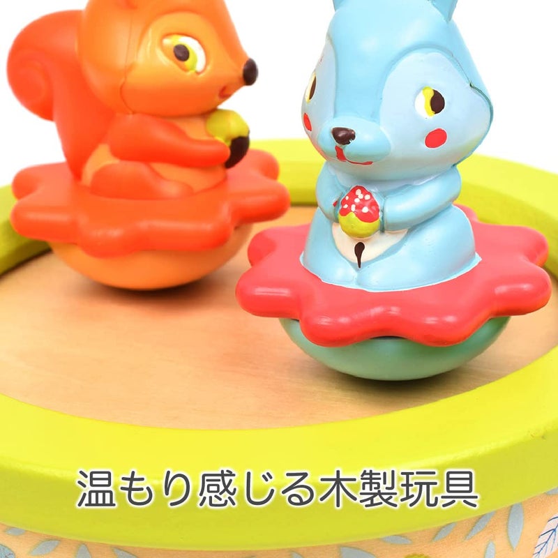 دجيكو DJECO Friends Melody Music Box - Melody Music Box Decoration Decoration for Children's Bedroom and Playroom - تهليل مهدئ للأطفال حديثي الولادة والأطفال الصغار - ألعاب لمدة 10 أشهر من الفتيات والفتيان - Image 5
