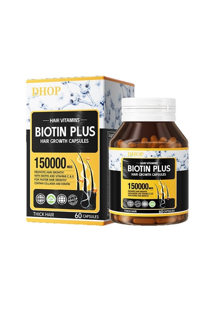 DHOP Hair Vitamins Biotin Plushair Growth Capsules - Image 2