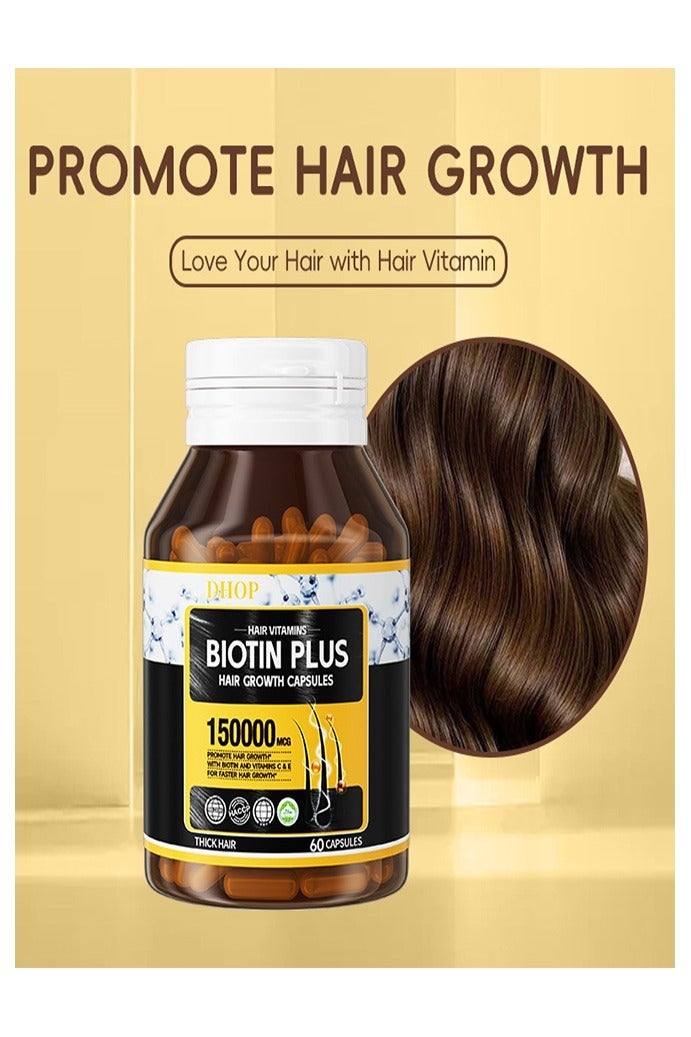 DHOP Hair Vitamins Biotin Plushair Growth Capsules - Image 4