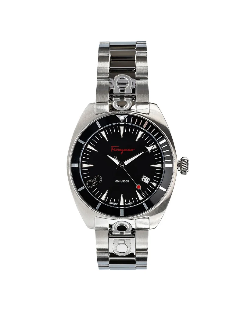 Experience Quartz Black Dial Watch