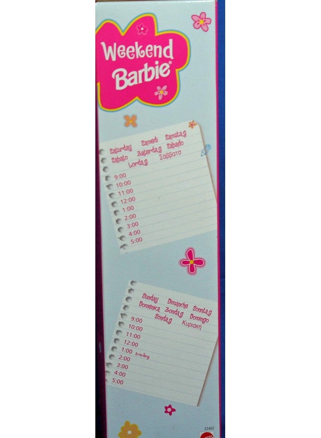 Mattel Games Barbie 23462 1998 Weekend Doll - Image 2