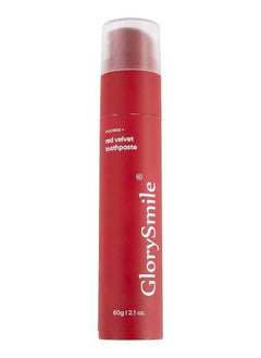 GlorySmile Red Velvet Fluoride Toothpaste Whitens Teeth Removes Yellowing And Stains And Maintains Fresh Breath 60g 