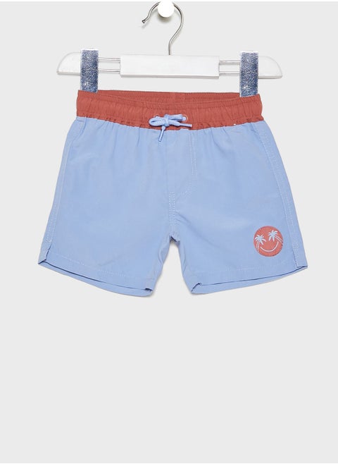 Kids Smiley  Shorts