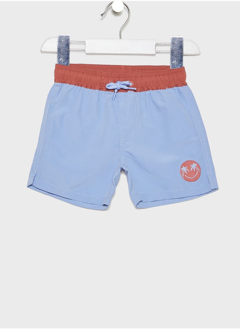 Cotton On - Kids Smiley  Shorts - Image 1