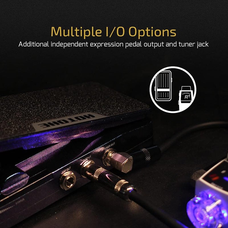 HOTONE Wah Active Volume Passive Expression Guitar Effects Pedal Switchable Soul Press II 4 in 1 with Visible Guitar Effects Pedal - Image 4