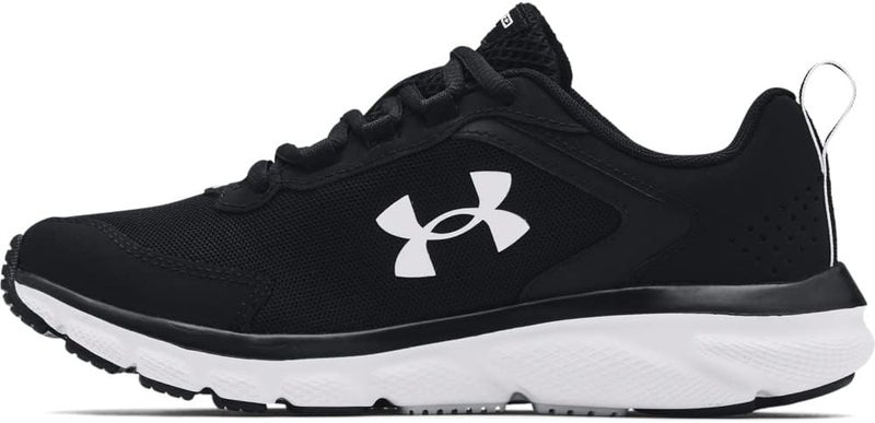 Under Armour Charged Assert 9 Women's Running Shoe - Black/White - Image 1