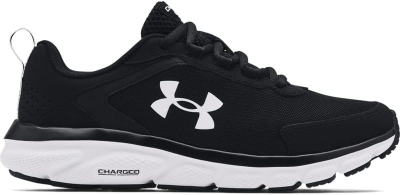 Under Armour Charged Assert 9 Women's Running Shoe - Black/White - Image 2