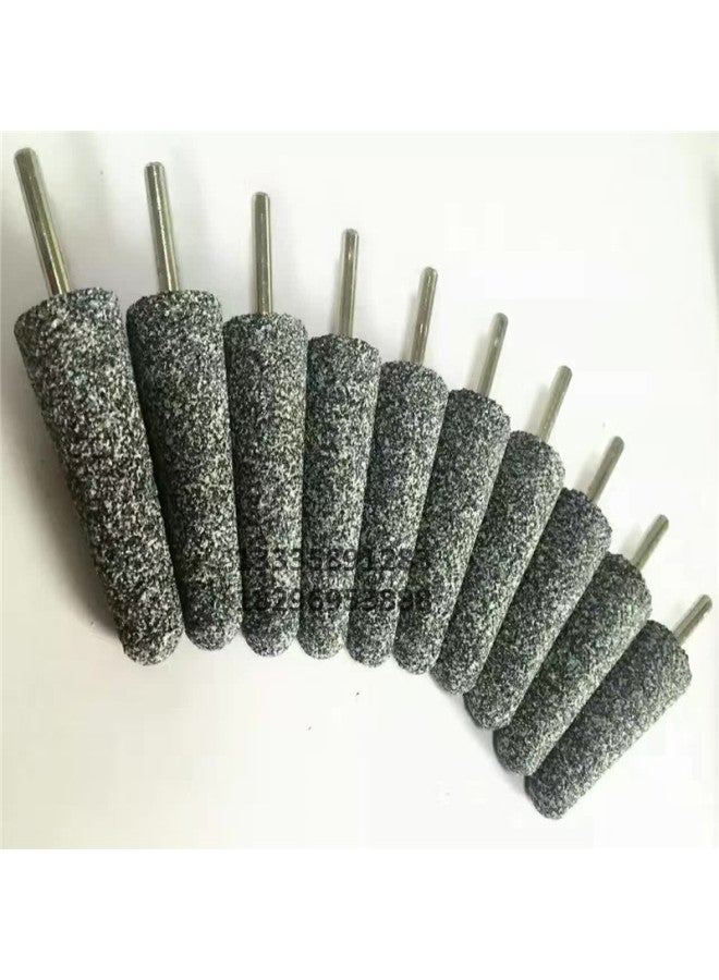 Tapered Brown Corundum With Shank Grinding Wheel Grinding Head Electric Grinding Head Electric Grinding Head Grinding Head Pointed Cylindrical Lengthening-Color:Standard  - Image 1