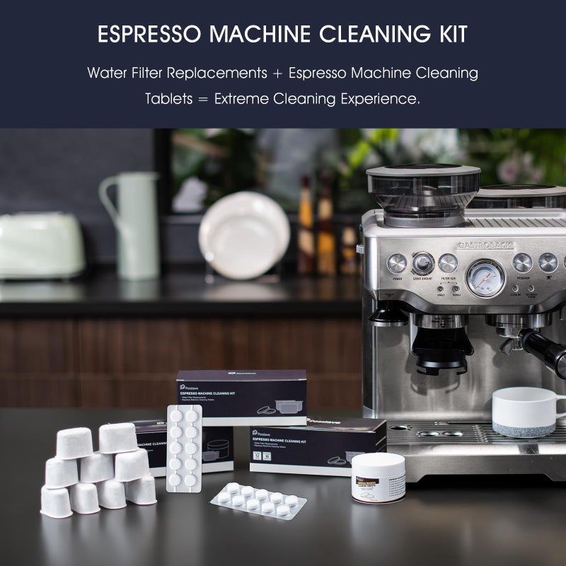 Possiave Espresso Machine Cleaning Tablets And Filters For Breville Espresso Machines (10 Tablets + 12 Filters) - 2 Gram Cleaning Tablets & Replacement Water Filter - Espresso Cleaner Accessories - Image 2