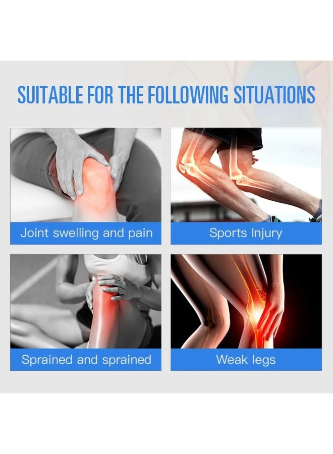 Heavy-Duty Spring Knee Support Brace for Joint Stability and Pain Relief – Arthritis Compression Knee Sleeve – Ideal for Running, Walking, Hiking & Squats – Breathable Anti-Slip Universal Size Design for Maximum Performance Support(one piece) - Image 5