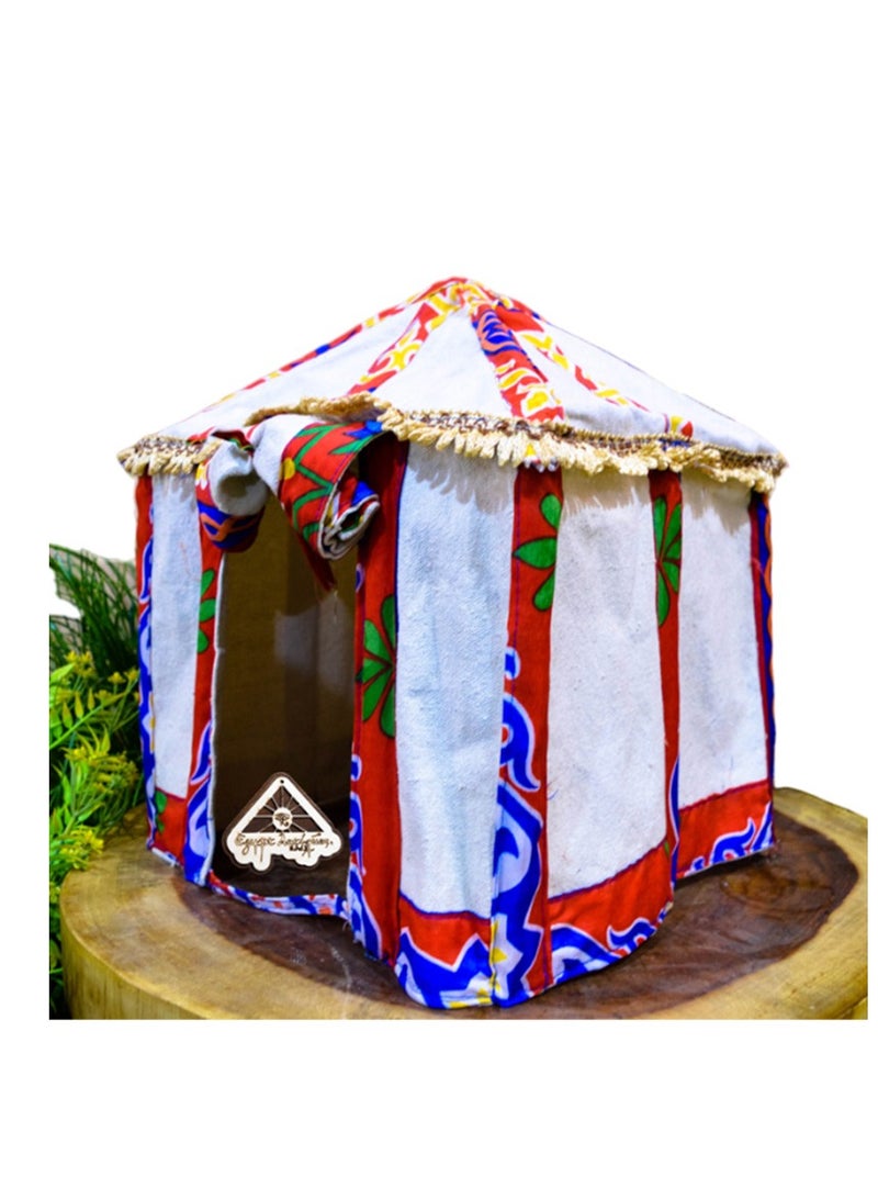 Egypt Antiques The art of small figures, the formation of a Bedouin tent, size 50x30, handmade by Egypt Antiques - Image 2