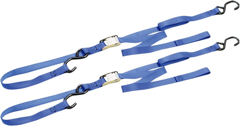 Ancra 4938012 Blue 69 Long Tie Down with Integrated Soft Hooks