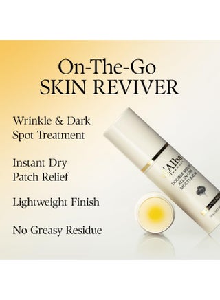 سيروم مزدوج بالفطر الأبيض الإيطالي من بيدمونت - بلسم متعدد الاستخدامات، للعناية بالبشرة النباتية، علاج 3 في 1 مع الفطر الأبيض لتحسين الرطوبة والتجاعيد، عصا سيروم لإنهاء متألق - view 3