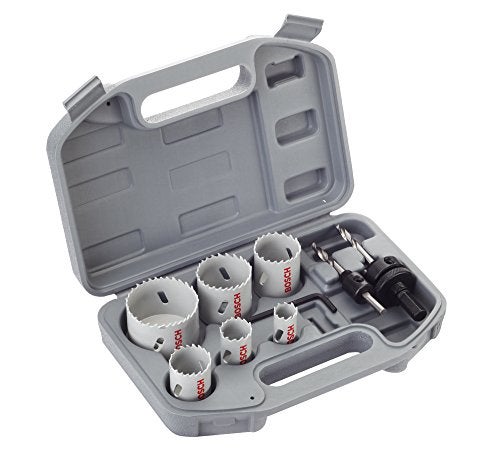 Bosch Professional 9Pc Universal Holesaw Set With Bim Holesaws, 24Mm/27Mm/32Mm/35Mm/40Mm/52Mm - Image 5