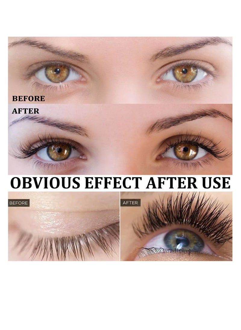 EELHOE - Eyelash Enhancer100% Natural   Curling Gel Mascara Lengthens and volumizes eyes Waterproof  smudge-proof Long lashes with a C-curl effect - Image 1
