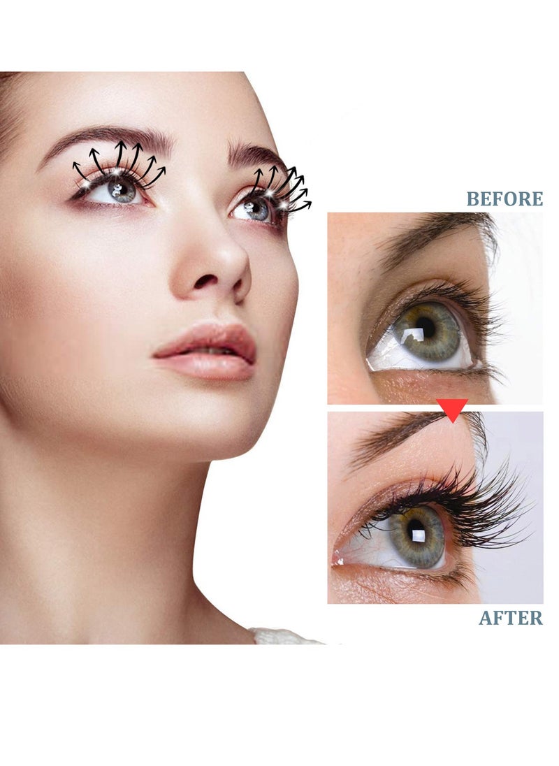 EELHOE - Eyelash Enhancer100% Natural   Curling Gel Mascara Lengthens and volumizes eyes Waterproof  smudge-proof Long lashes with a C-curl effect - Image 1