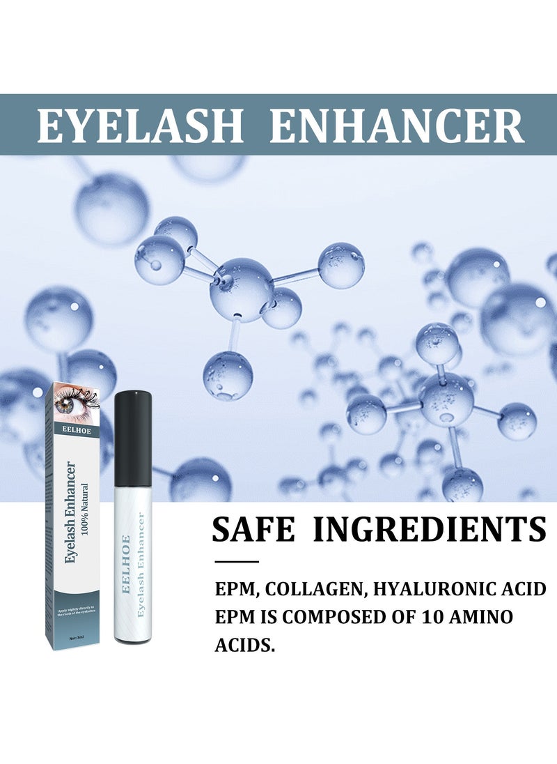EELHOE - Eyelash Enhancer100% Natural   Curling Gel Mascara Lengthens and volumizes eyes Waterproof  smudge-proof Long lashes with a C-curl effect - Image 1