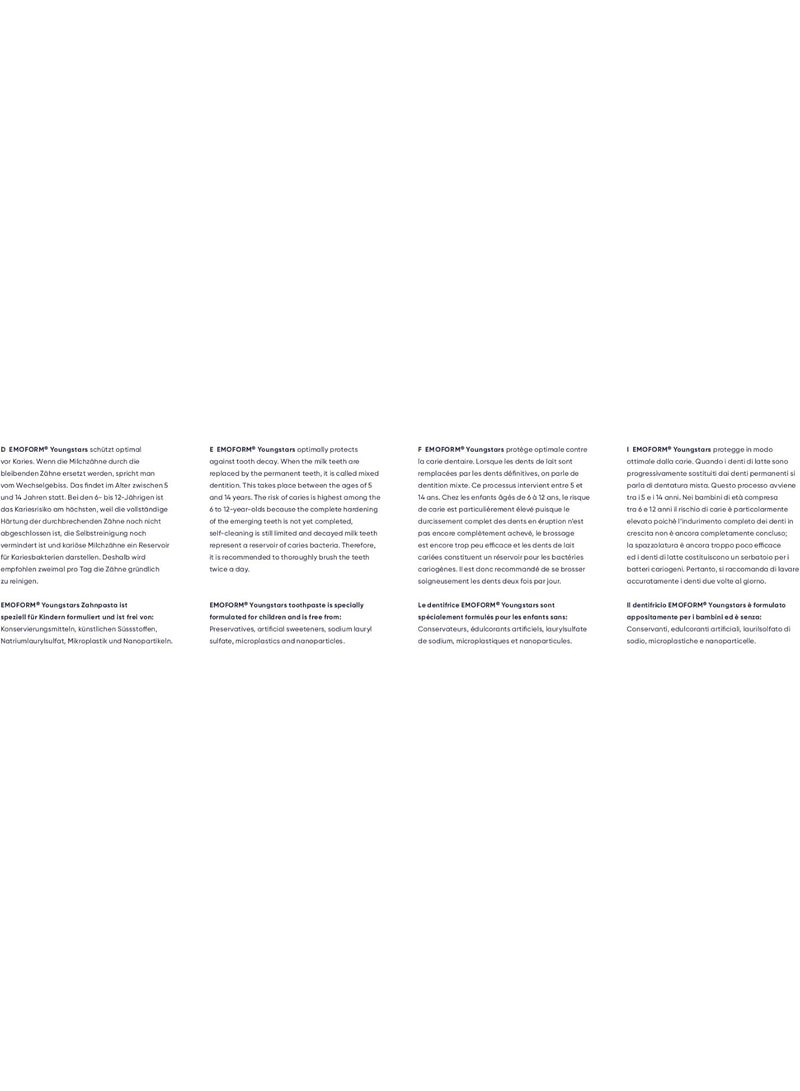 Emoform Youngstars Toothpaste 75ml - Image 3