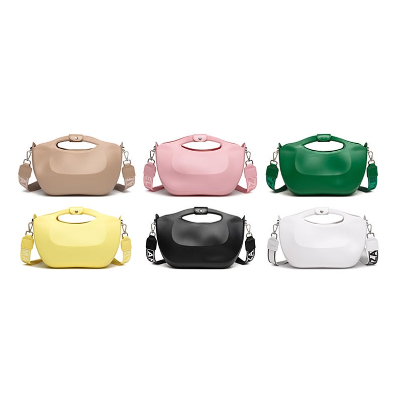 Bohao Pvc Jelly Bag Women'S Bag Fashion Wide Shoulder Strap Crossbody Hand Bag 23032 - Image 3