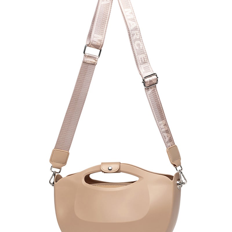 Bohao Pvc Jelly Bag Women'S Bag Fashion Wide Shoulder Strap Crossbody Hand Bag 23032 - Image 4