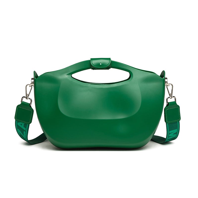 Bohao Pvc Jelly Bag Women'S Bag Fashion Wide Shoulder Strap Crossbody Hand Bag 23032 - Image 1