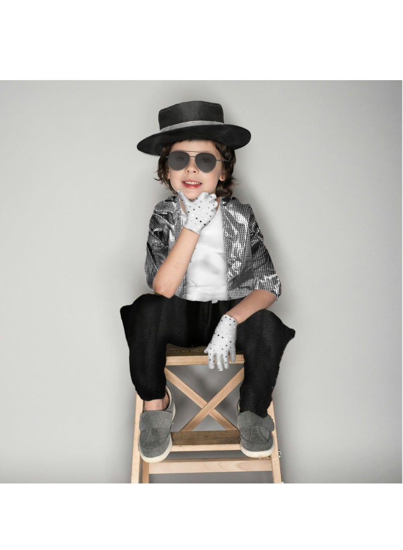 GUDOO زي نجم الرقص للأولاد من الثمانينات والتسعينات لفن الهيب هوب على المسرح للتنكر - Image 2