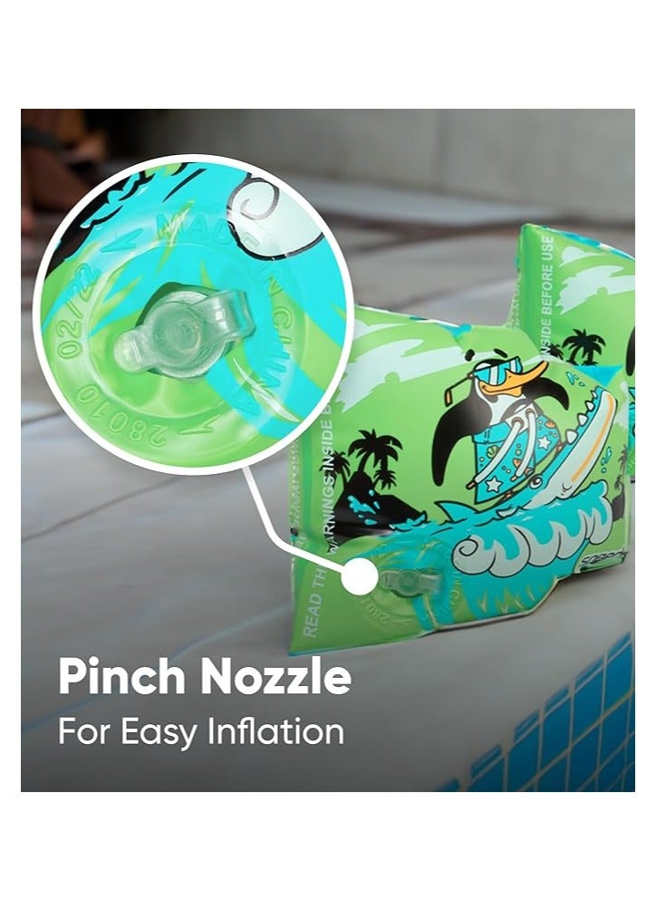 سبيدو شارات مطبوعة بشخصيات الرضع | تصميم ملون مع إريا قضاعة البحر الكندية | للسباحين الشباب | تصميم للسلامة | الفئة العمرية 2-6+ سنوات - Image 4