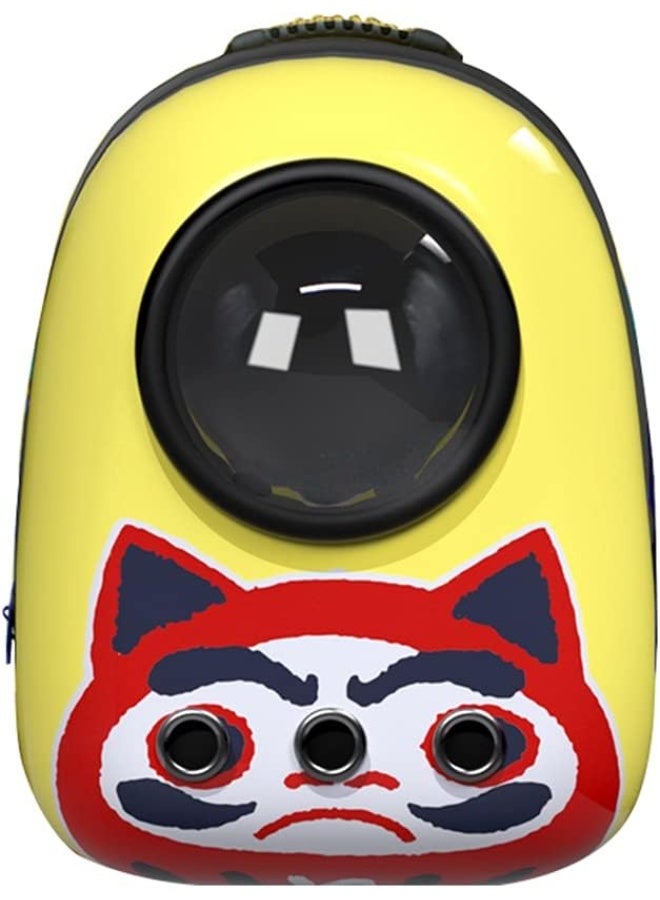 Cat Backpack Carrier, Pet Bubble Carrying Bag for Small Medium Kitty Puppy, Transparent Cat Space Capsule Backpack Airline Approved, Breathable Cat Travel Bag for Outdoor - Image 1