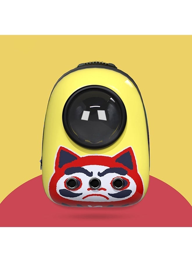 Cat Backpack Carrier, Pet Bubble Carrying Bag for Small Medium Kitty Puppy, Transparent Cat Space Capsule Backpack Airline Approved, Breathable Cat Travel Bag for Outdoor - Image 4