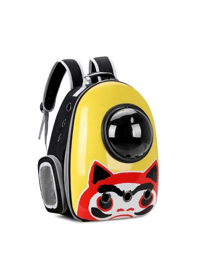Cat Backpack Carrier, Pet Bubble Carrying Bag for Small Medium Kitty Puppy, Transparent Cat Space Capsule Backpack Airline Approved, Breathable Cat Travel Bag for Outdoor - Image 2